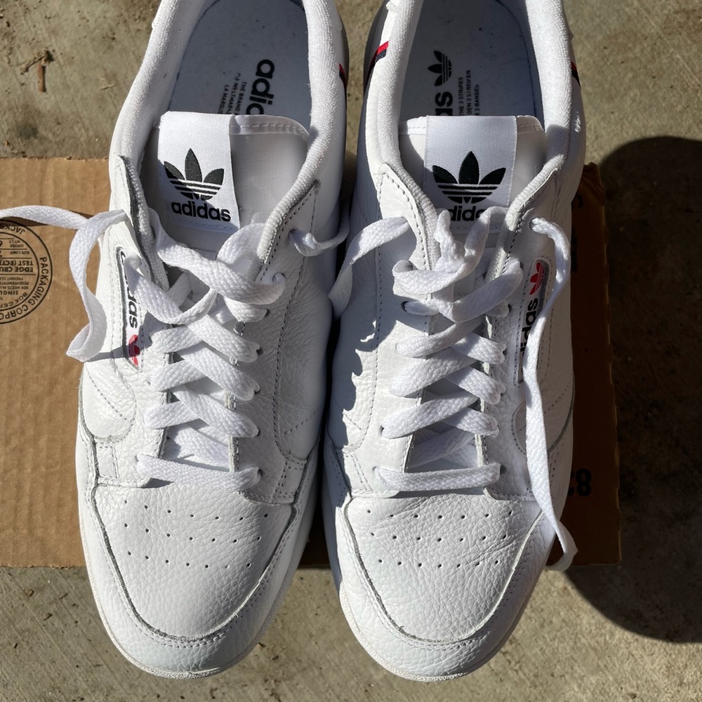 Adidas shoes.